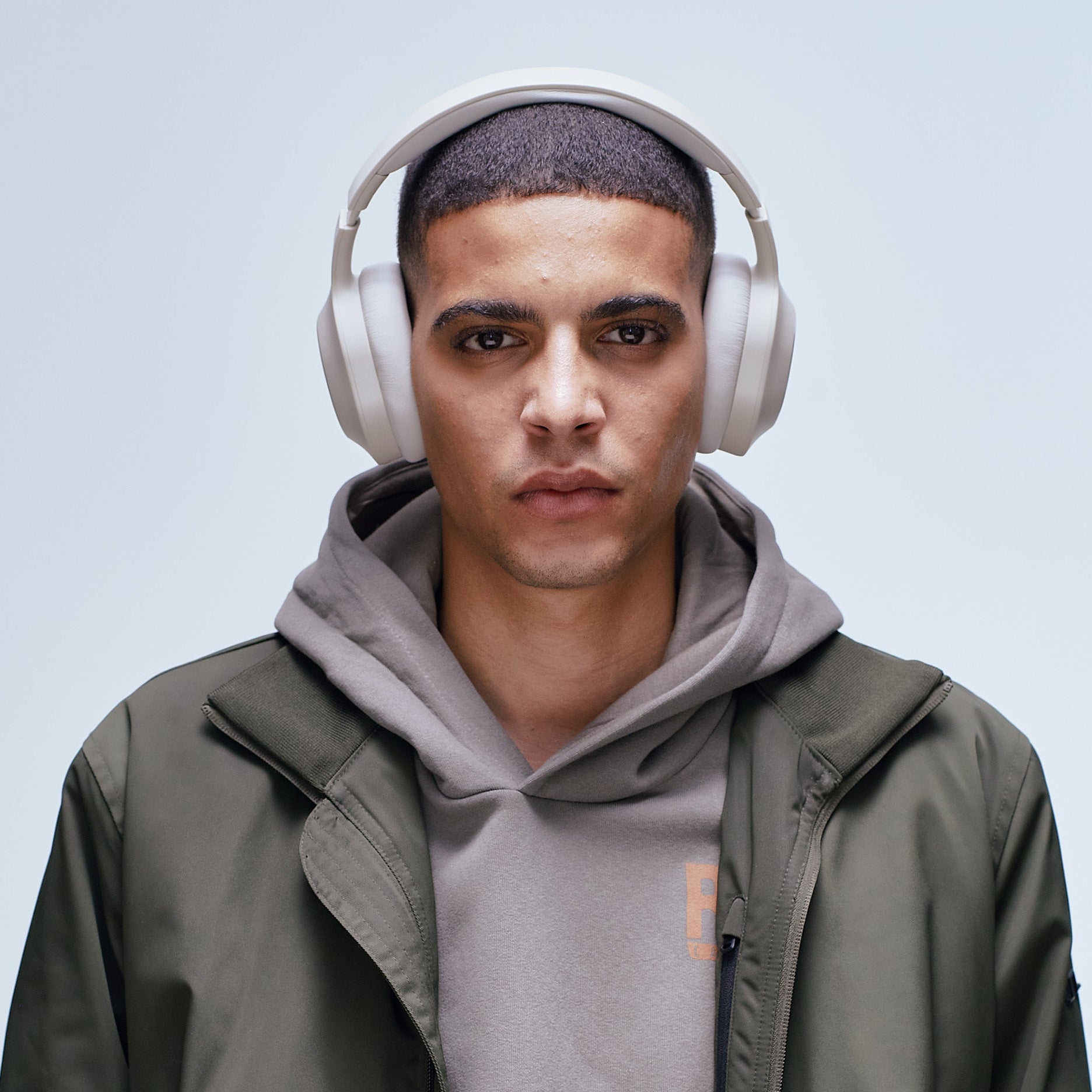 Wave høretelefoner trådløs beige